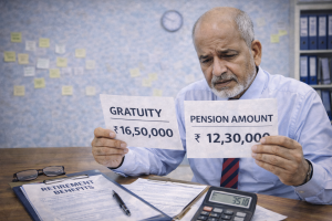 Retirement benefits under income from salary