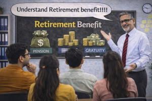 Retirement benefits under income from salary
