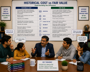 Historical cost vs fair value accounting