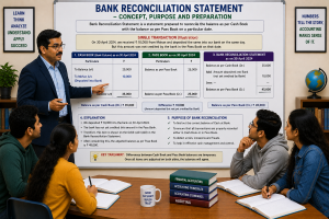 Cash Book, BRS and Cash Flow Statement
