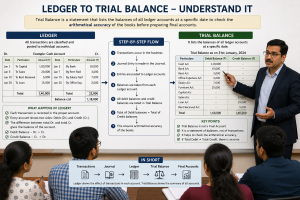 Ledger and trial balance
