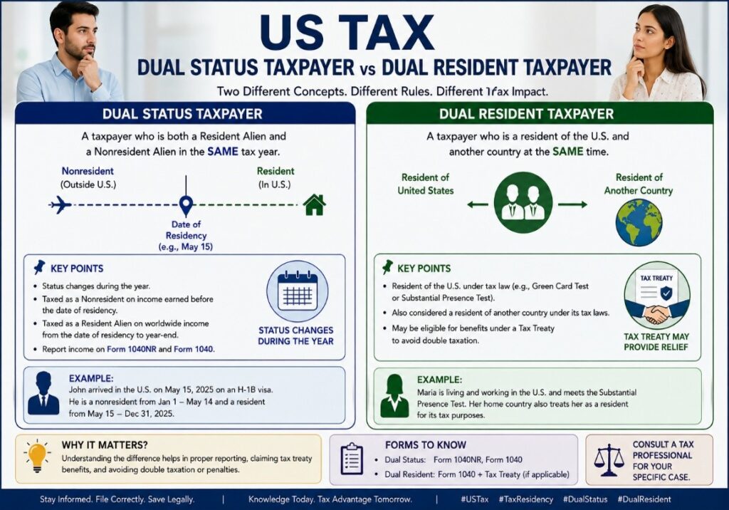 Dual-status vs dual-resident 1
