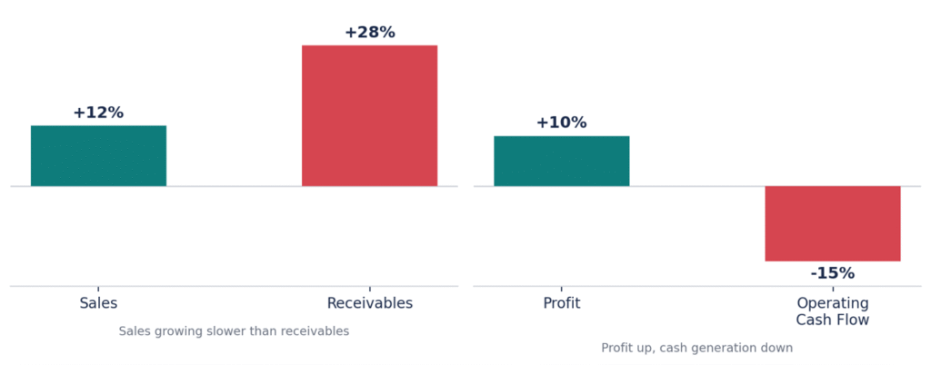 From financial reports to business reality during month-end closing